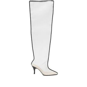Herbert Levine White Boots Women